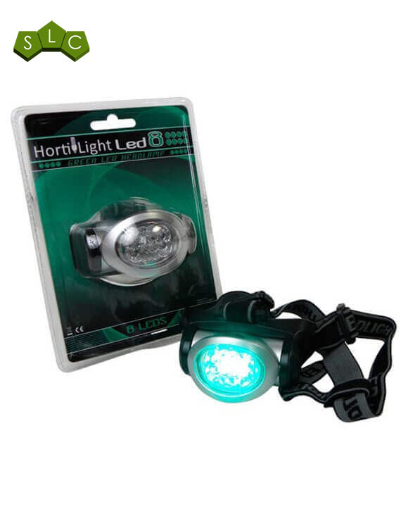 Green Led 8 Headlamp Hortilight