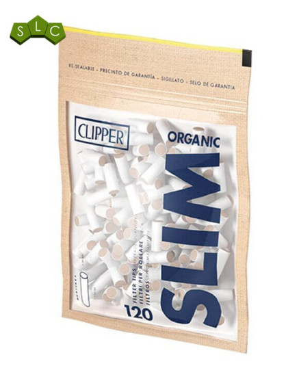 Filtros Slim Orgánico Clipper - 34 uds