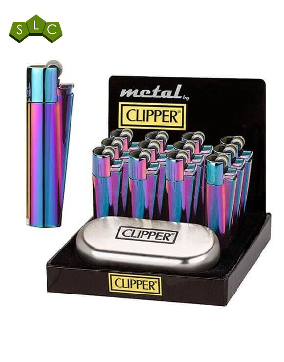 Mechero Clipper Icy Colours 12 uds