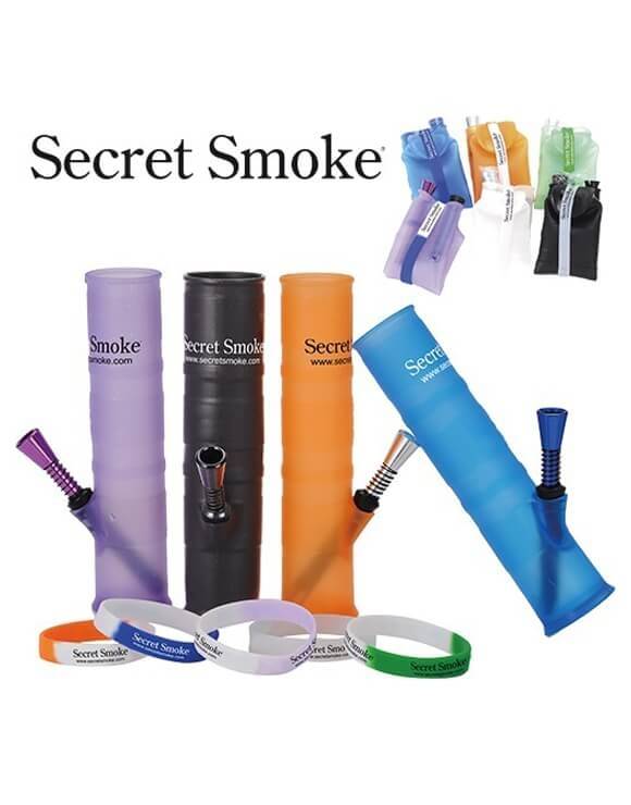 Bong Portátil de Silicona Secret Smoke