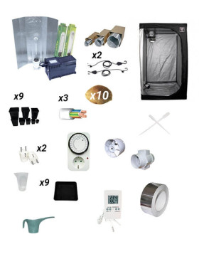 Kit cultivo 600W armario 120cm