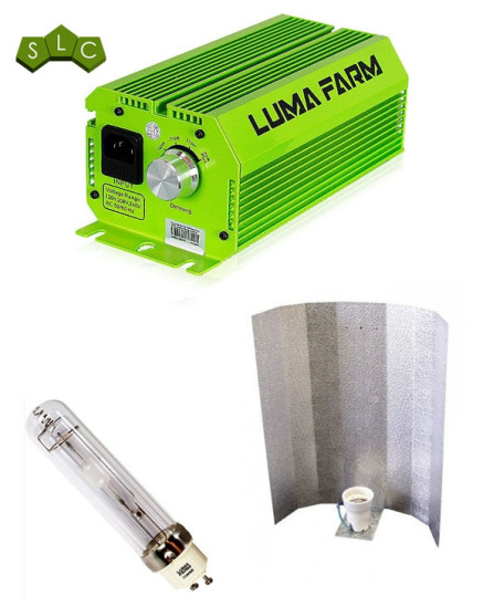 Kit LEC Lumafarm (balastro, adaptador, bombilla, reflector stuco, cable plug&play)