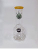 Bong Cristal Hoja Marihuana Amarillo 12,5 cm