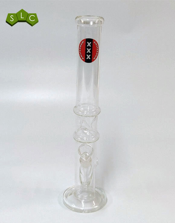 Bong Cristal Amsterdam Rojo 12,5 cm