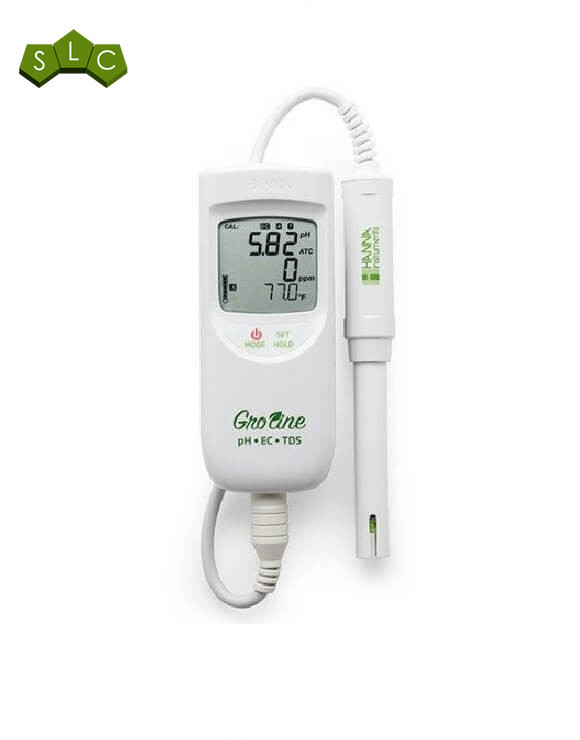 Medidor pH+EC Profesional Sonda (HI9814 GroLine)