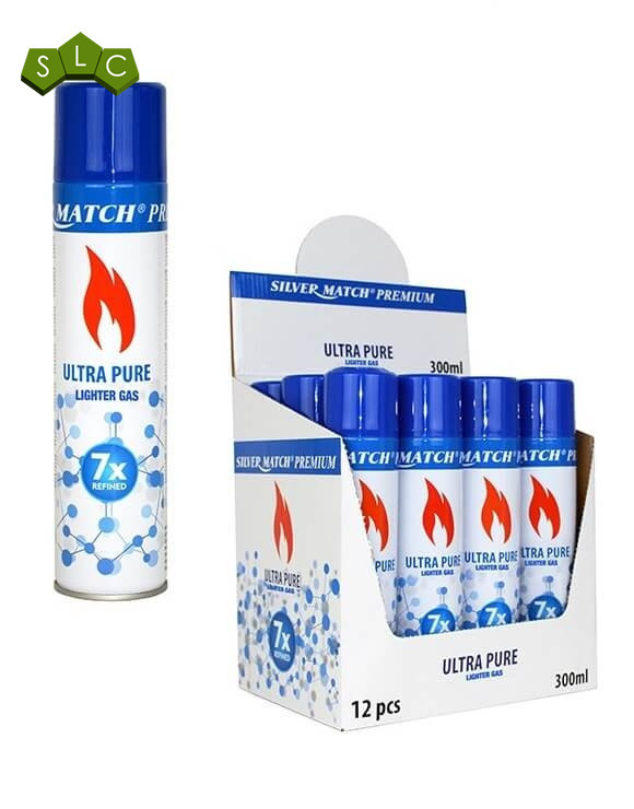 Gas Ultra Pure 300ml Silver Match Extra-refinado