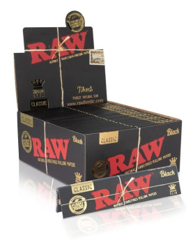 Papel RAW Black Negro