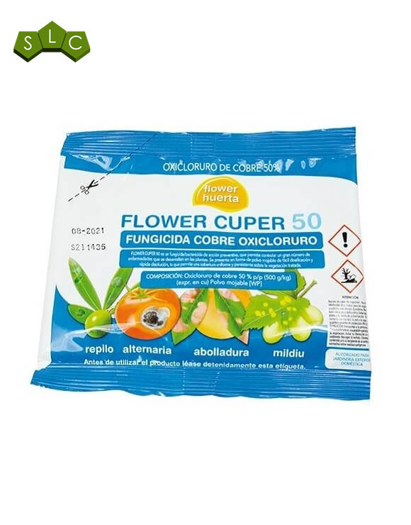 Fungicida Cobre Polvo 50 gramos Cuper Flower