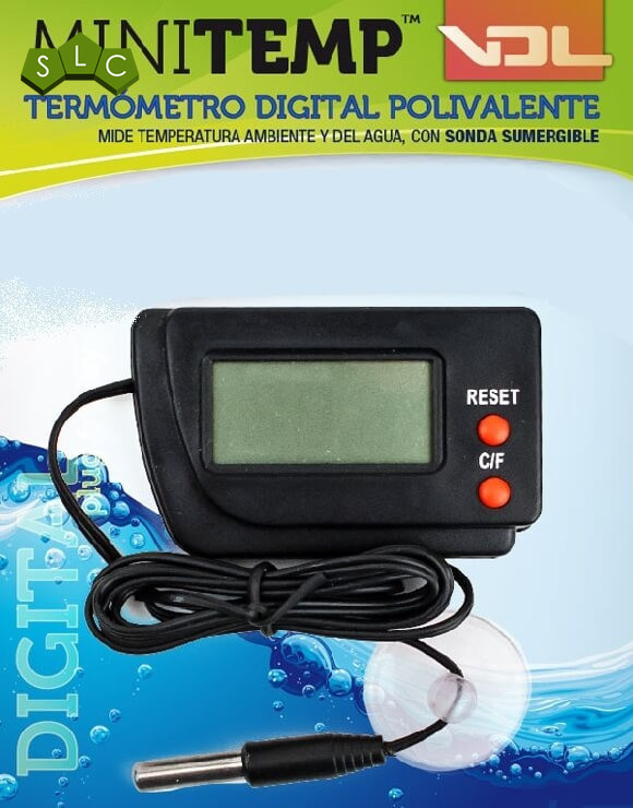 Termometro medidor temperatura agua y aire, barato