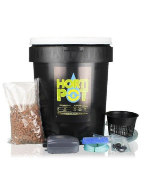 Maceta con Sistema Completo de Hidroponía - HortiPot - SemillasLowCost