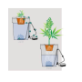 Maceta con Sistema Completo de Hidroponía - HortiPot - SemillasLowCost