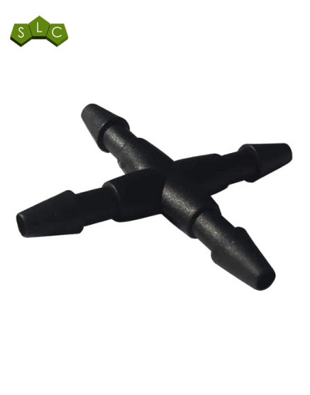 Conectores en forma de Cruz para Sistemas de Riego - SemillasLowCost