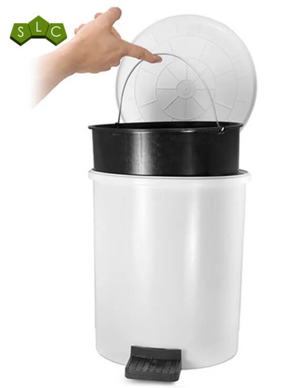 Cubo de basura con tapa y pedal para pie - OFERTA