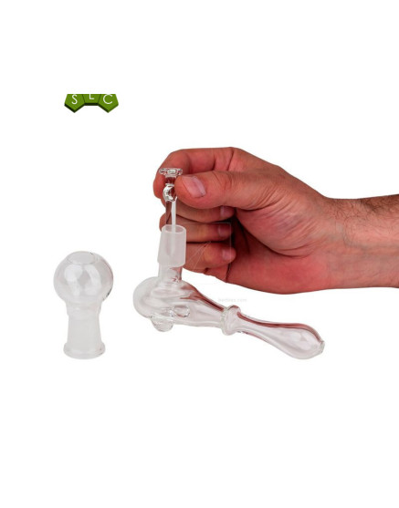 Pipa de Vidrio de borosilicato para fumar BHO / Extracciones
