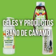 Geles y productos de baño con cáñamo - marihuana - EL MEJOR PRECIO