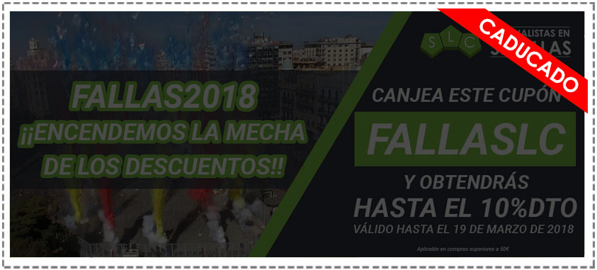 cupón descuento Fallas 2018