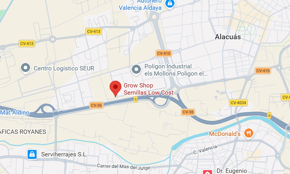 Mapa con la ubicación de nuestra nave